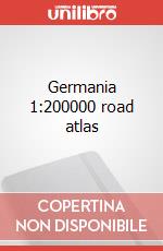 Germania 1:200000 road atlas articolo cartoleria
