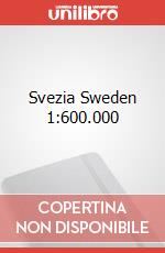 Svezia Sweden 1:600.000 art vari a