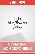 Light blue/flowers yellow art vari a