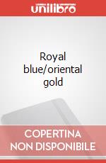 Royal blue/oriental gold art vari a