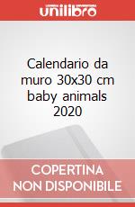 Calendario da muro 30x30 cm baby animals 2020 articolo cartoleria