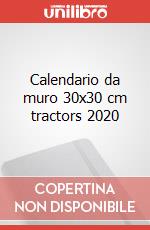 Calendario da muro 30x30 cm tractors 2020 articolo cartoleria