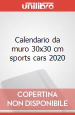 Calendario da muro 30x30 cm sports cars 2020 articolo cartoleria