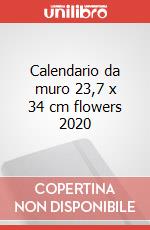 Calendario da muro 23,7 x 34 cm flowers 2020 articolo cartoleria