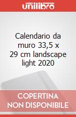 Calendario da muro 33,5 x 29 cm landscape light 2020 articolo cartoleria