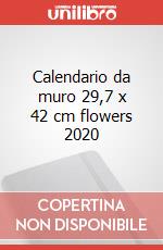 Calendario da muro 29,7 x 42 cm flowers 2020 articolo cartoleria