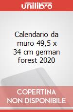 Calendario da muro 49,5 x 34 cm german forest 2020 articolo cartoleria