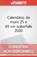 Calendario da muro 25 x 69 cm waterfalls 2020 articolo cartoleria