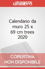 Calendario da muro 25 x 69 cm trees 2020 articolo cartoleria