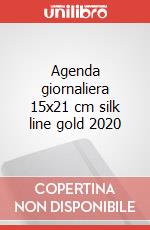 Agenda giornaliera 15x21 cm silk line gold 2020 articolo cartoleria