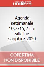 Agenda settimanale 10,7x15,2 cm silk line sapphire 2020 articolo cartoleria