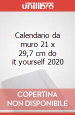Calendario da muro 21 x 29,7 cm do it yourself 2020 articolo cartoleria
