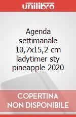 Agenda settimanale 10,7x15,2 cm ladytimer sty pineapple 2020 articolo cartoleria