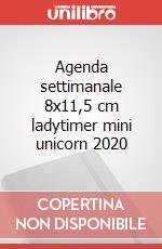 Agenda settimanale 8x11,5 cm ladytimer mini unicorn 2020 articolo cartoleria