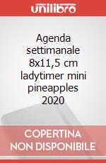 Agenda settimanale 8x11,5 cm ladytimer mini pineapples 2020 articolo cartoleria