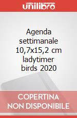 Agenda settimanale 10,7x15,2 cm ladytimer birds 2020 articolo cartoleria