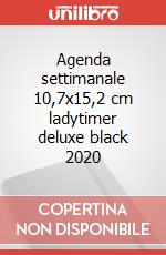 Agenda settimanale 10,7x15,2 cm ladytimer deluxe black 2020 articolo cartoleria