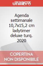 Agenda settimanale 10,7x15,2 cm ladytimer deluxe turq. 2020 articolo cartoleria