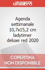 Agenda settimanale 10,7x15,2 cm ladytimer deluxe red 2020 articolo cartoleria