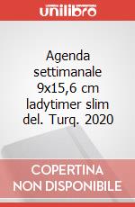 Agenda settimanale 9x15,6 cm ladytimer slim del. Turq. 2020 articolo cartoleria