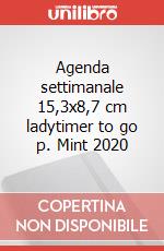 Agenda settimanale 15,3x8,7 cm ladytimer to go p. Mint 2020 articolo cartoleria