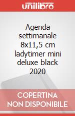 Agenda settimanale 8x11,5 cm ladytimer mini deluxe black 2020 articolo cartoleria