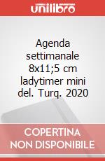 Agenda settimanale 8x11;5 cm ladytimer mini del. Turq. 2020 articolo cartoleria