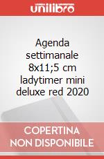 Agenda settimanale 8x11;5 cm ladytimer mini deluxe red 2020 articolo cartoleria