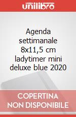 Agenda settimanale 8x11,5 cm ladytimer mini deluxe blue 2020 articolo cartoleria