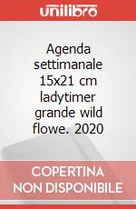 Agenda settimanale 15x21 cm ladytimer grande wild flowe. 2020 articolo cartoleria