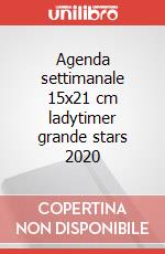 Agenda settimanale 15x21 cm ladytimer grande stars 2020 articolo cartoleria