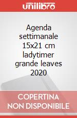 Agenda settimanale 15x21 cm ladytimer grande leaves 2020 articolo cartoleria