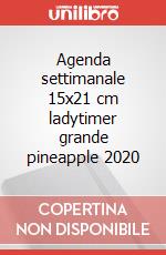 Agenda settimanale 15x21 cm ladytimer grande pineapple 2020 articolo cartoleria