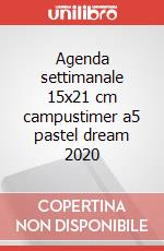 Agenda settimanale 15x21 cm campustimer a5 pastel dream 2020 articolo cartoleria