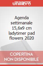 Agenda settimanale 15,6x9 cm ladytimer pad flowers 2020 articolo cartoleria