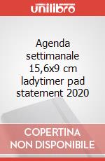 Agenda settimanale 15,6x9 cm ladytimer pad statement 2020 articolo cartoleria