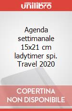 Agenda settimanale 15x21 cm ladytimer spi. Travel 2020 articolo cartoleria