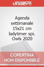 Agenda settimanale 15x21 cm ladytimer spi. Owls 2020 articolo cartoleria