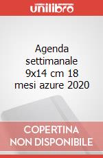 Agenda settimanale 9x14 cm 18 mesi azure 2020 articolo cartoleria