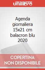 Agenda giornaliera 15x21 cm balacron blu 2020 articolo cartoleria