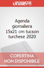 Agenda giornaliera 15x21 cm tucson turchese 2020 articolo cartoleria