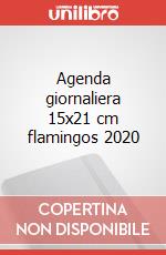 Agenda giornaliera 15x21 cm flamingos 2020 articolo cartoleria