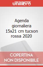 Agenda giornaliera 15x21 cm tucson rossa 2020 articolo cartoleria