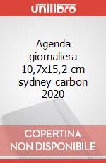 Agenda giornaliera 10,7x15,2 cm sydney carbon 2020 articolo cartoleria