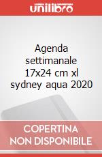 Agenda settimanale 17x24 cm xl sydney aqua 2020 articolo cartoleria