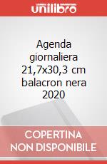 Agenda giornaliera 21,7x30,3 cm balacron nera 2020 articolo cartoleria