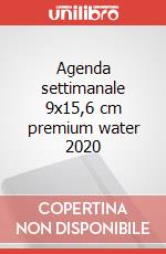 Agenda settimanale 9x15,6 cm premium water 2020 articolo cartoleria