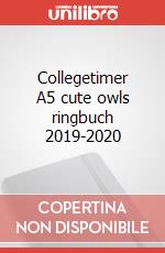 Collegetimer A5 cute owls ringbuch 2019-2020 articolo cartoleria