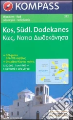 Carta escursionistica n. 252. Grecia. Kos 1:50.000. Adatto a GPS. Digital map. DVD-ROM art vari a