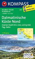 Carta escursionistica n. 2901. Costa Dalmata Nord, Krk, Cres, Losinj, Rab, Pag, Zadar. 1:100.000 art vari a